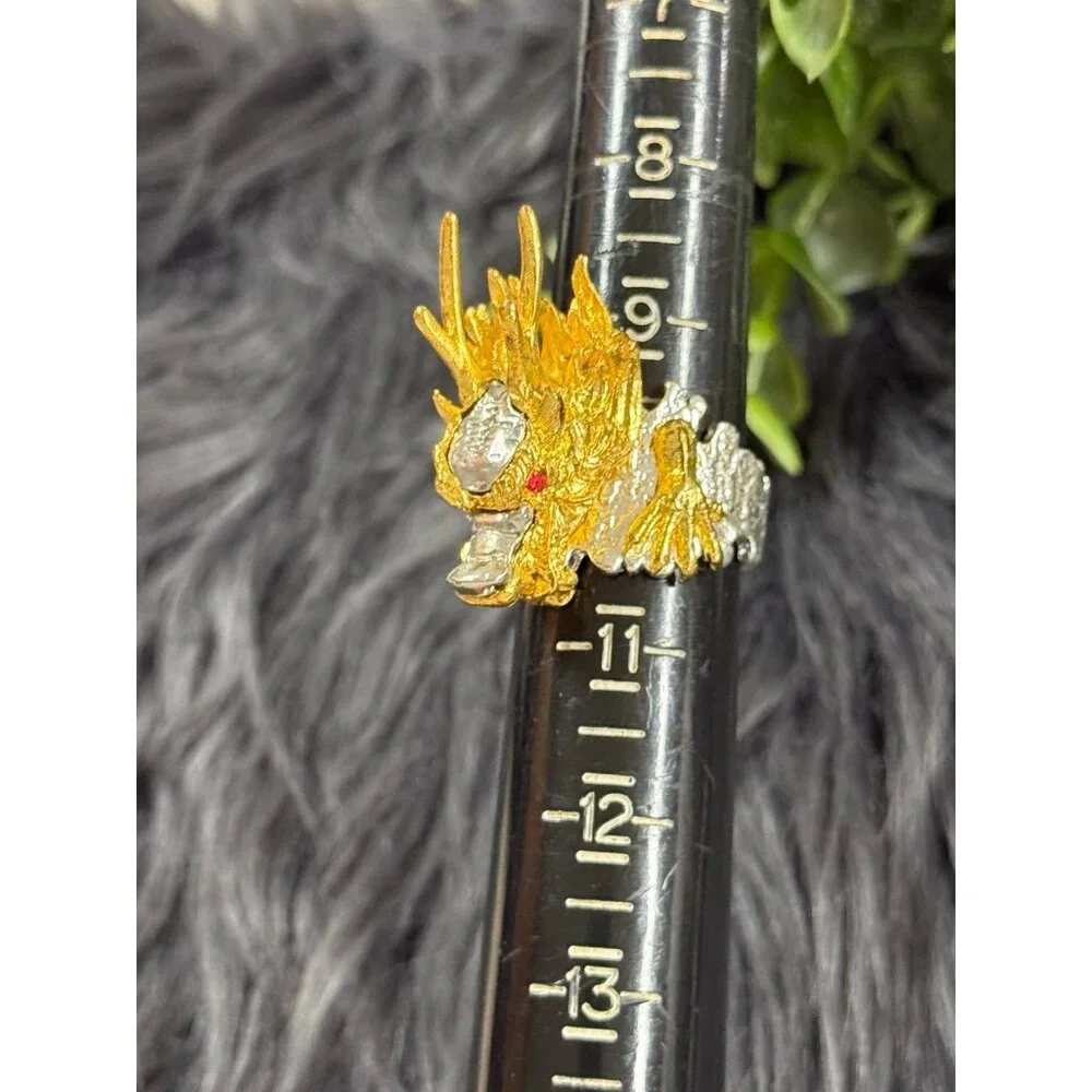 Silver/Gold‎ Dragon Ring